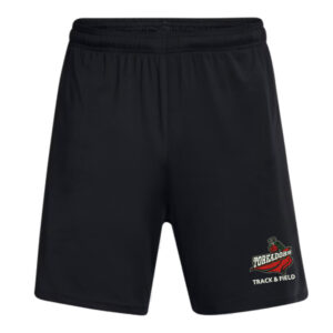 Boone Track Field Under Armour Men’s UA Tech Vent 7″ pocketed Shorts-Black (2x only)