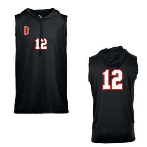 Boone BB PG Badger B-Core Sleeveless Hood Tee-Black