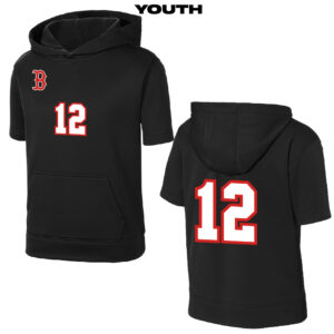 Boone BB PG Sport-Tek YOUTH Sport-Wick Fleece Short Sleeve Hooded-Black