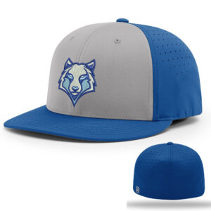 BPV Wolfpack Richardson Pro Lite FlexFit Cap Alternate-Grey/Royal
