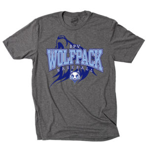 BPV Wolfpack Unisex Premium Short Sleeve Tee-Grey Frost