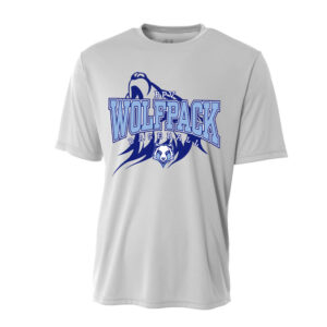 BPV Wolfpack Adult Cooling Performance Tshirt  -Silver