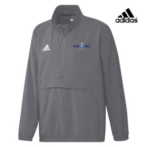 BPV Wolfpack Adidas Stadium 1/4 zip woven pullover – Team Grey (S, XL, XXL)