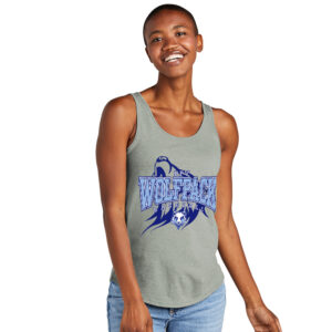 BPV Wolfpack District Women’s Perfect Tri Relaxed Tank-Heathered Grey