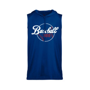 Baseball 365 Badger B-Core Sleeveless Hood Tee-Royal