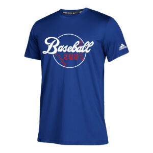 Baseball 365 Adidas Clima Tech performance Tee – ROYAL WHITE