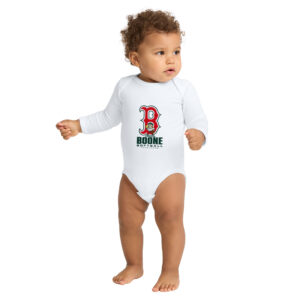 Boone Softball Rabbit Skins Infant Long Sleeve Jersey Bodysuit-Wjote