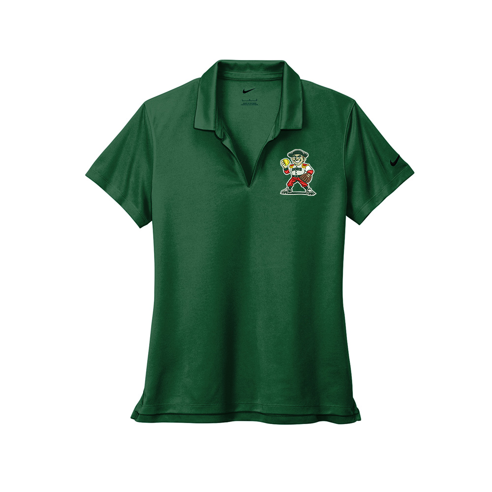 Boone Softball Nike Ladies Dri-FIT Micro Pique 2.0 Polo-Gorge Green