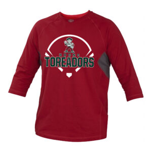 Boone Softball Rawlings Runner 3/4 Sleeve Performance Shirt-Scarlet