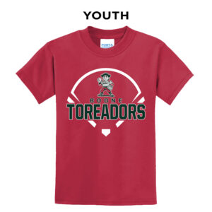 Boone Softball Youth Short Sleeve Tee-Red