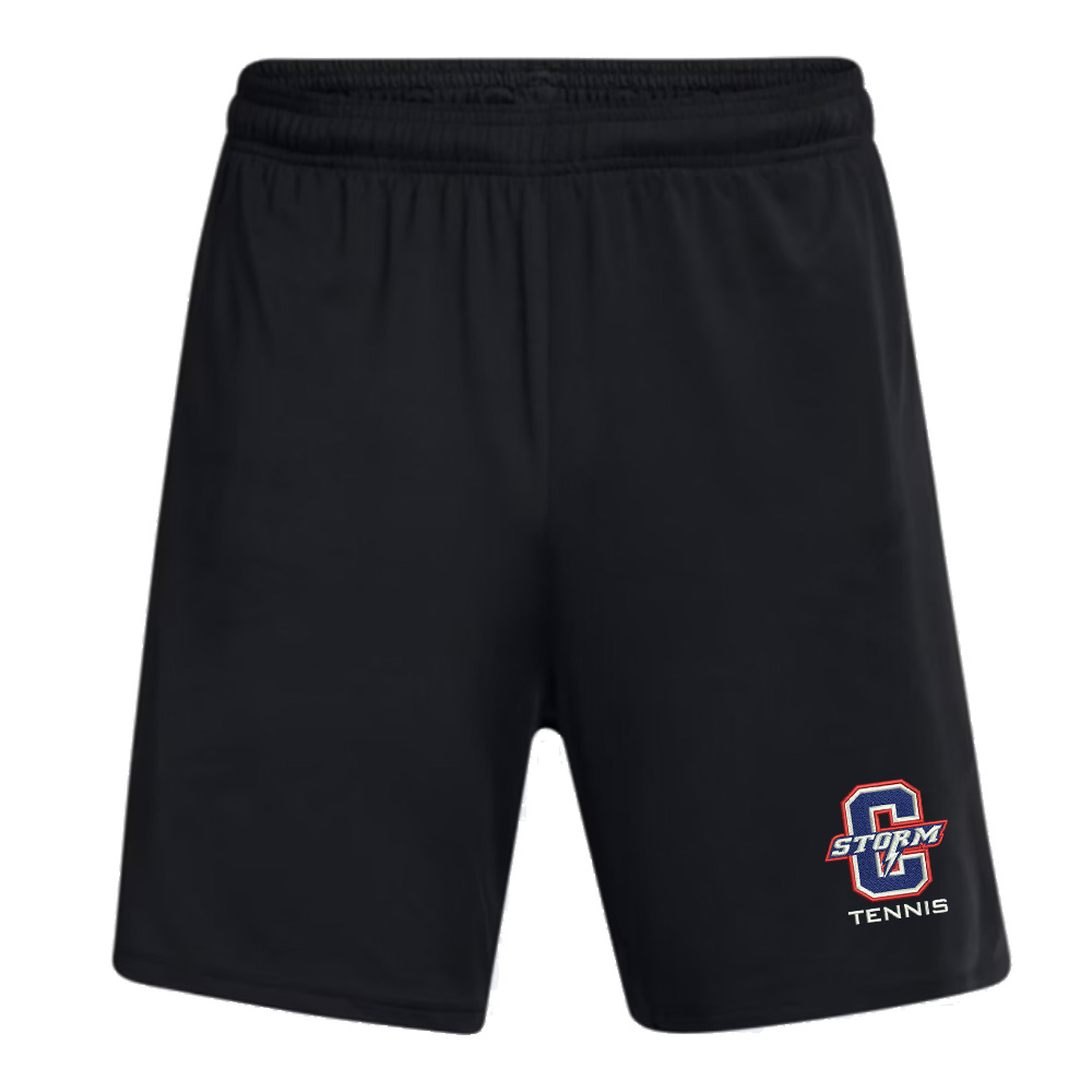 Storm Tennis Under Armour Men's UA Tech Vent 7" pocketed Shorts-Black