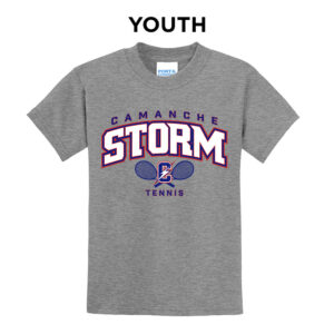 Storm Tennis Youth Short Sleeve Tee-Athletic Heather