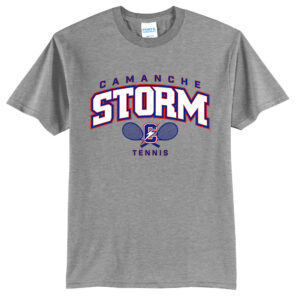 Storm Tennis Unisex Short Sleeve Tee-Athletic Heather