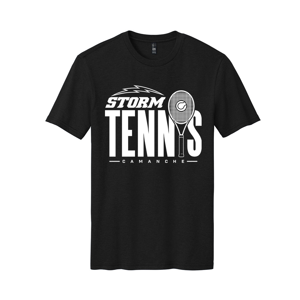 Storm Tennis Unisex Premium Short Sleeve Tee-Black