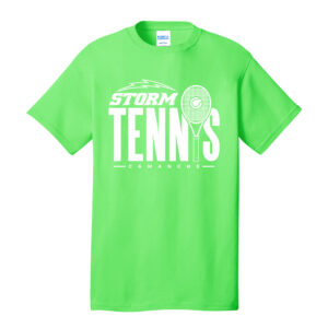 Storm Tennis Unisex Short Sleeve Tee-Neon Green