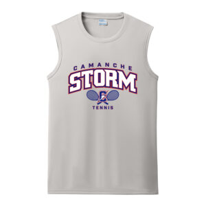 Storm Tennis Performance Sleeveless Tee Men-Silver