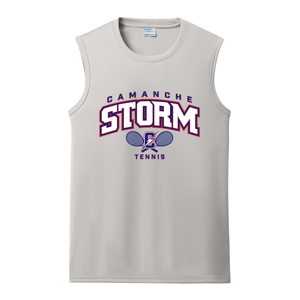 Storm Tennis Performance Sleeveless Tee Men-Silver
