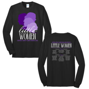 CD Little Women Unisex Cotton Long Sleeve Tee-Black