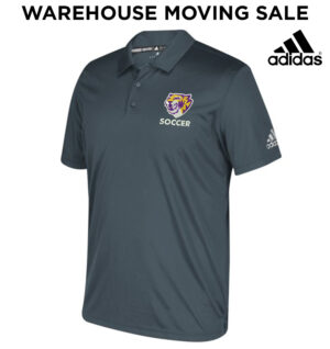 Dewitt Soccer Adidas Grind Polo Men – ONIX (S, M, 2x, 3x, 4x)