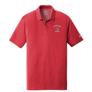 Clinton Rugby Nike Dri-FIT Hex Textured Polo  Men-Gym Red