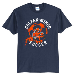 CM Soccer Unisex Short Sleeve Tee-navy
