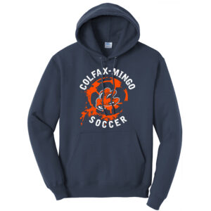 CM Soccer Unisex Fleece Hooded Sweatshirt-Navy