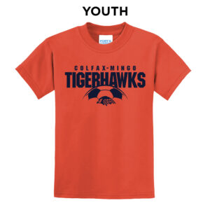 CM Soccer Youth Short Sleeve Tee-Orange