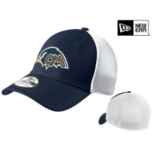 CM Soccer New Era Stretch Mesh Cap-Navy/White