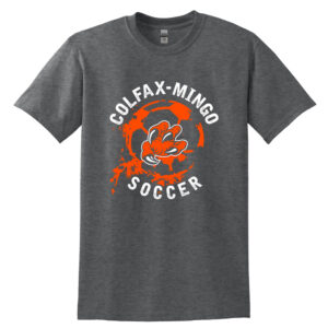 CM Soccer Unisex Short Sleeve Tee-Dark Heather Grey