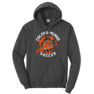 CM Soccer Unisex Fleece Hooded Sweatshirt-Dark Heather Grey