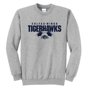 CM Soccer Unisex Fleece Crewneck Sweatshirt-Athletic Heather