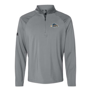 CM Soccer Adidas – Shoulder Stripe Quarter-Zip Pullover-Grey Three