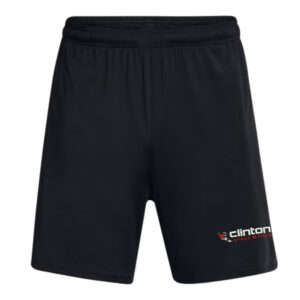 Clinton MS Track Field Under Armour Men’s UA Tech Vent 7″ pocketed Shorts-Black