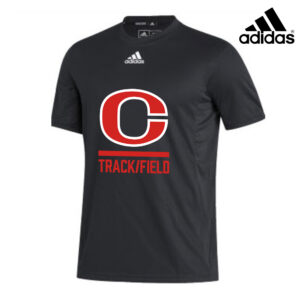 Clinton MS Track Field Adidas Men’s Stadium Heat RDY Tee-BLACK