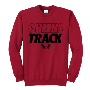 Clinton MS Track Field Unisex Fleece Crewneck Sweatshirt-Black