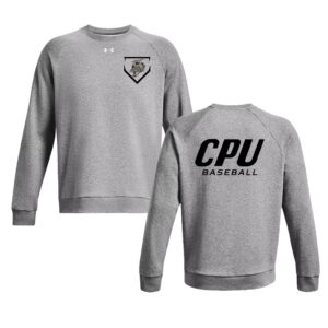 CPU Baseball Under Armour UA Rival Fleece Crewneck Sweatshirt Adult-Castlerock