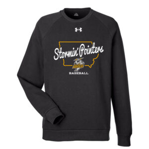 CPU Baseball Under Armour UA Rival Fleece Crewneck Sweatshirt Adult-Black