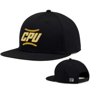 CPU Baseball The Game Perforated GameChanger Snapback Cap-Black
