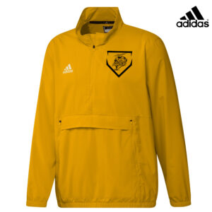 CPU Baseball Adidas Stadium 1/4 zip woven pullover – GOLD (M-2x)