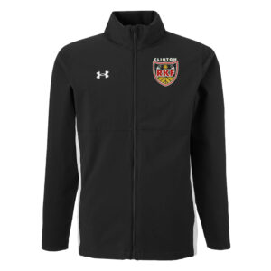 River King Soccer Under Armour UA Rival Stretch Woven Men’s Full Zip-Black (L, XL, 2x)