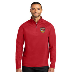 River King Soccer Port Authority C-FREE men Cypress 1/4-Zip pullover-Rich Red