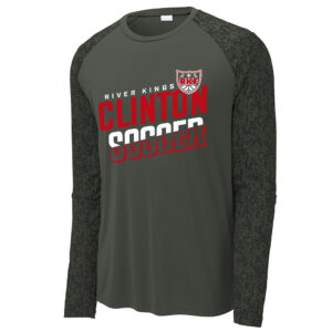 River King Soccer Sport-Tek Long Sleeve Digi Camo Tee Men-Black