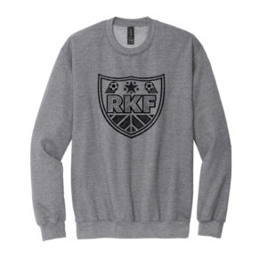 River King Soccer Gildan Unisex Softstyle Crewneck Sweatshirt-Sport Grey