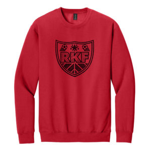 River King Soccer Gildan Unisex Softstyle Crewneck Sweatshirt-Red