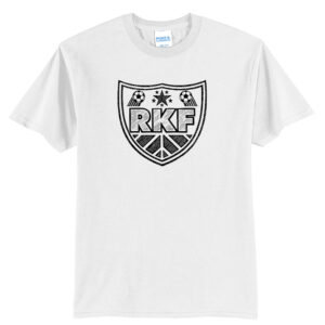 River King Soccer Unisex Short Sleeve Tee-White