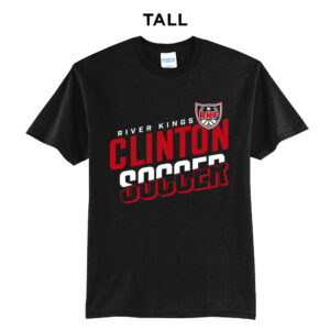 River King Soccer Tall Short Sleeve Tee-Black