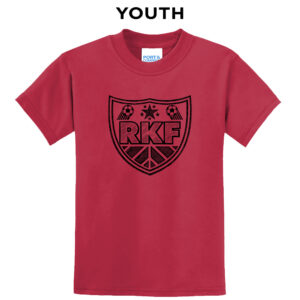 River King Soccer Youth Short Sleeve Tee-Red