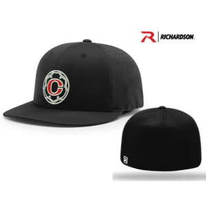 River Queen Soccer Richardson Pro Lite FlexFit Cap Solid-Black