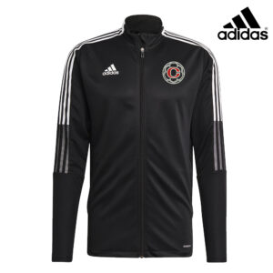 River Queen Soccer Adidas Mens Tiro21 Full Zip Jacket-Black/White (S, XL, 2x only)
