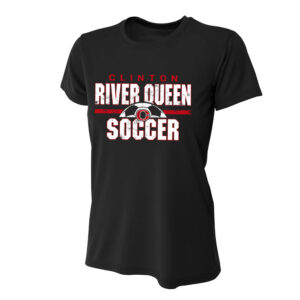 River Queen Soccer Women’s Cooling Performance Crew-Black